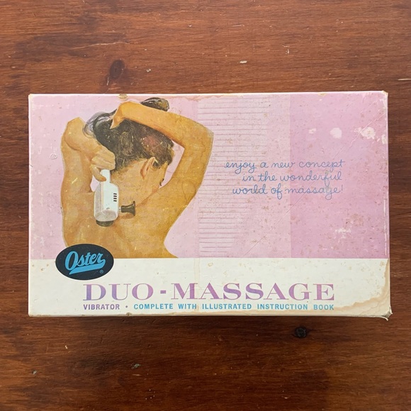 Vintage duo massager vibrator in original box w instructions and attachments! - Picture 8 of 8